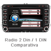 radio 2 din - radio 1 din