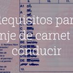 Requisitos para canje de carnet de conducir 1