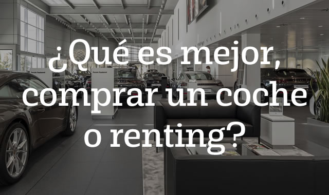 comprar un coche o renting